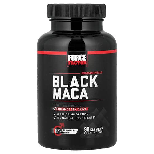Force Factor, Fundamentals, Black Maca, 90 Capsules