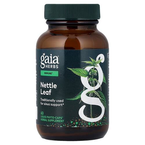 Gaia Herbs, Nettle Leaf, 60 Liquid Phyto-Caps® (225 mg per Cap)