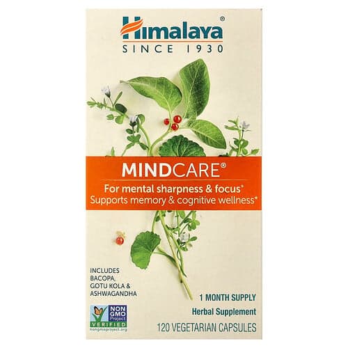 Himalaya, MindCare®, 120 Vegetarian Capsules
