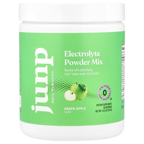 JUNP Hydration, Electrolyte Powder Mix, Green Apple, 13.3 oz (378 g)