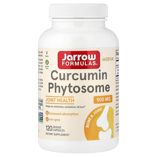 Jarrow Formulas, Curcumin Phytosome, 500 mg, 120 Veggie Capsules