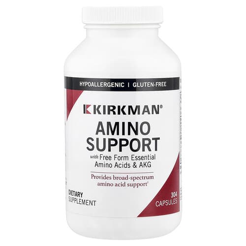 Kirkman Labs, Amino Support with Free Form Essential Amino Acids & AKG, 304 Capsules