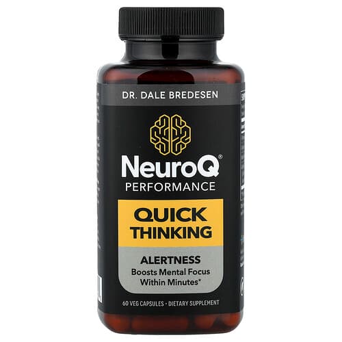 LifeSeasons, NeuroQ® Performance, Quick Thinking, 60 Veg Capsules