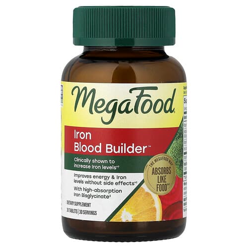 MegaFood, Iron Blood Builder™, 30 Tablets