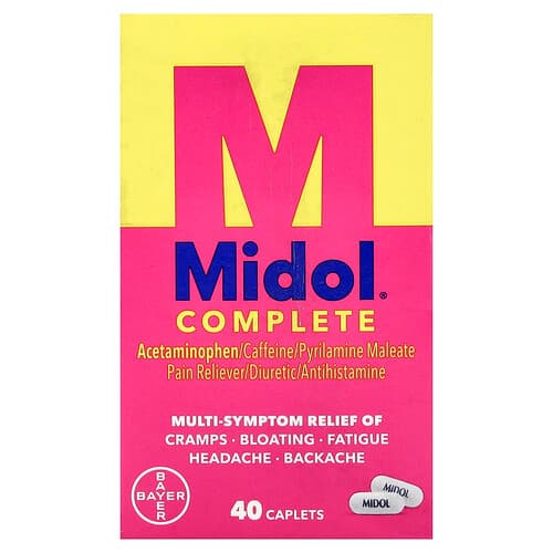 Midol, Complete, 40 Caplets