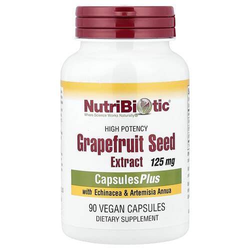 NutriBiotic, Grapefruit Seed Extract , 125 mg, 90 Vegan Capsules