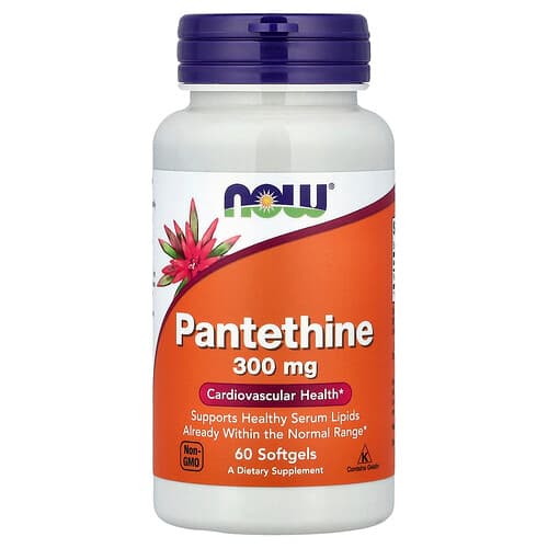 NOW Foods, Pantethine, 300 mg, 60 Softgels
