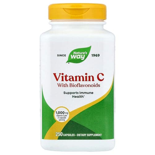 Nature's Way, Vitamin C With Bioflavonoids, 250 Capsules
