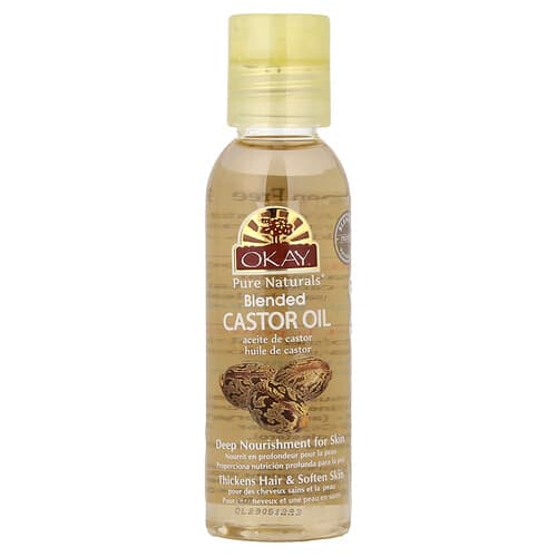 Okay Pure Naturals, Blended Castor Oil, 2 fl oz (59 ml)