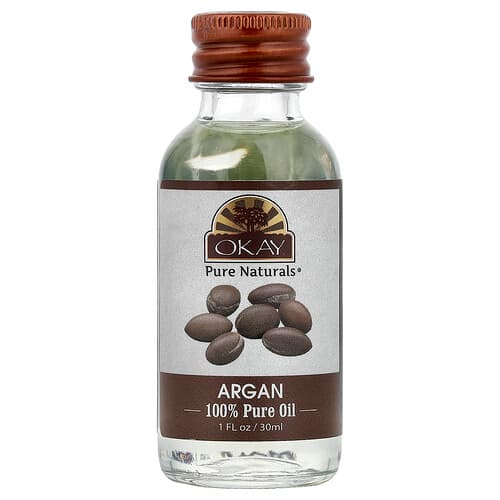 Okay Pure Naturals, 100% Pure Argan Oil, For Hair & Skin, 1 fl oz (30 ml)