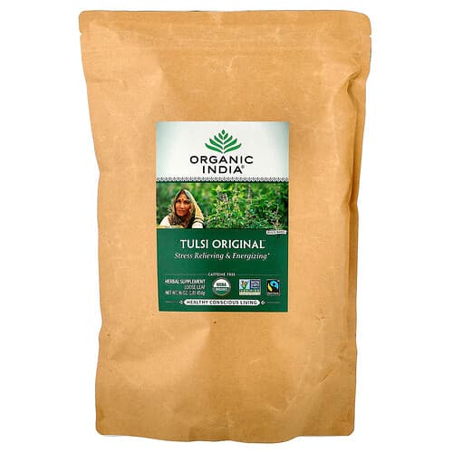 Organic India, Tulsi Original Loose Leaf Tea, Caffeine Free, 16 oz (454 g)