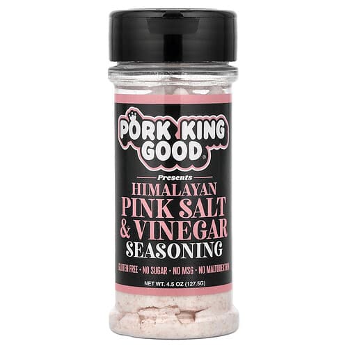 Pork King Good, Himalayan Pink Salt & Vinegar Seasoning , 4.5 oz (127.5 g)