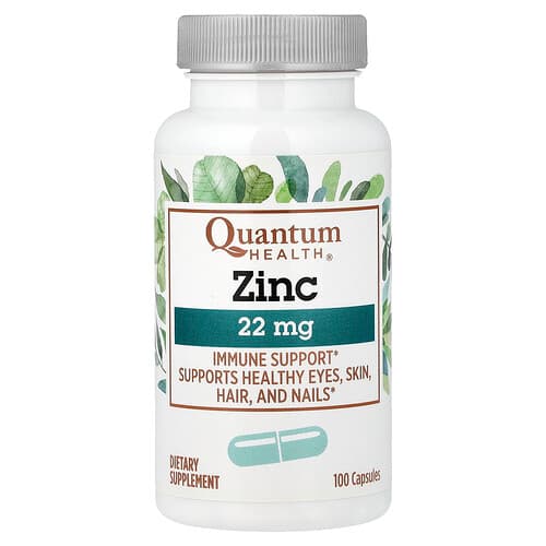 Quantum Health, Zinc, 22 mg , 100 Capsules