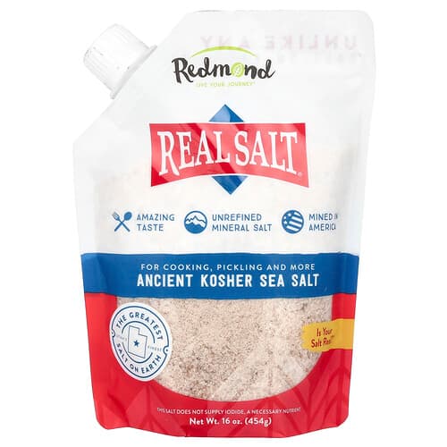 Redmond, Real Salt®, Ancient Kosher Sea Salt, 16 oz (454 g)