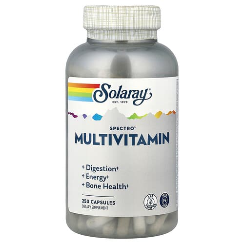 Solaray, Spectro™ Multivitamin, Iron Free, 250 Capsules