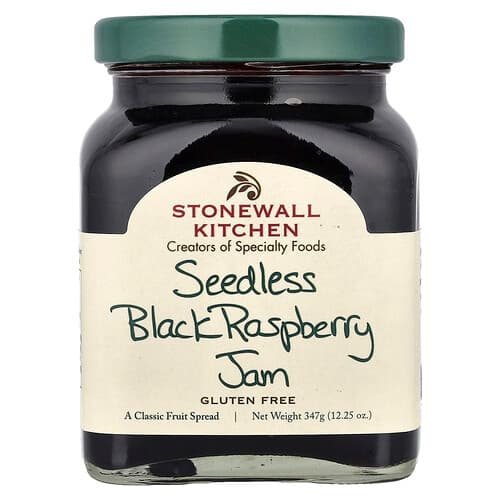 Stonewall Kitchen, Seedless Black Raspberry Jam, 12.25 oz (347 g)