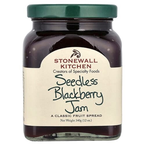 Stonewall Kitchen, Seedless Blackberry Jam, 12 oz (340 g)