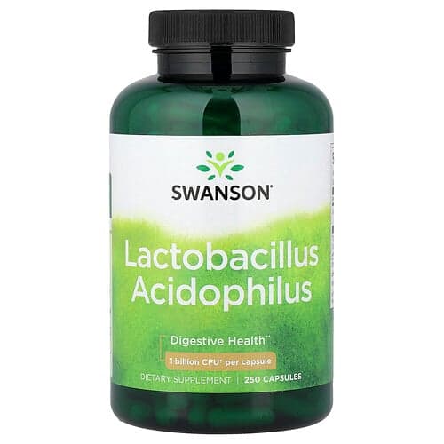 Swanson Vitamins, Lactobacillus Acidophilus, 1 Billion CFU, 250 Capsules