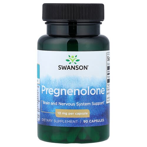 Swanson Vitamins, Pregnenolone, 10 mg, 90 Capsules