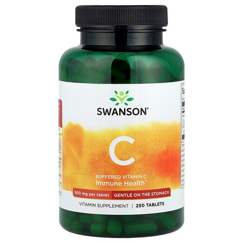 Swanson Vitamins, Buffered Vitamin C, 250 Tablets