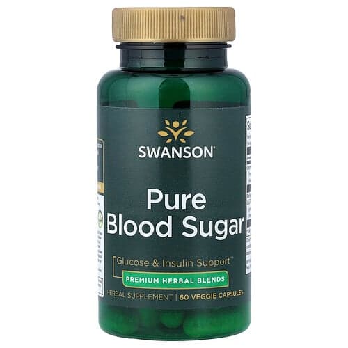 Swanson Vitamins, Pure Blood Sugar , 60 Veggie Capsules
