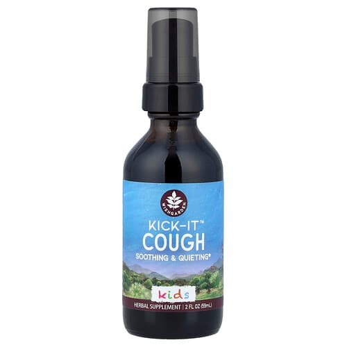 WishGarden Herbs, Kids, Kick-It™ Cough Soothing & Quieting, 2 fl oz (59 ml)